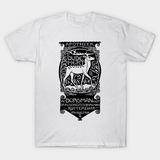 Sign for Golden Deer Apothecary T-Shirt by UndiscoveredWonders